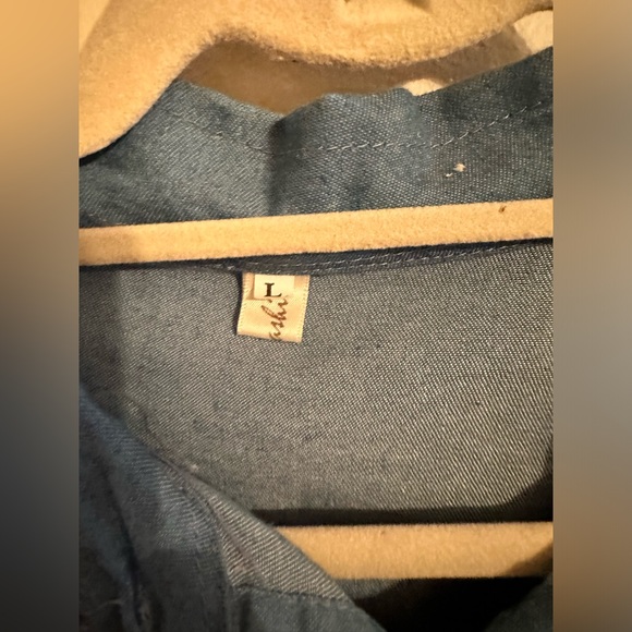 Blue button down - Picture 3 of 3